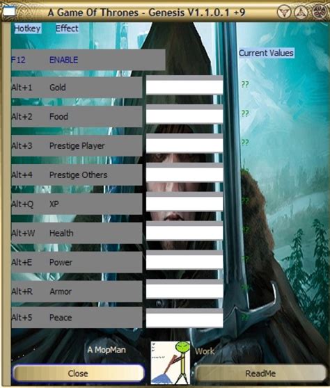 A Game of Thrones: Genesis Trainer (+9) [1.1.0.1] {MopMan}.